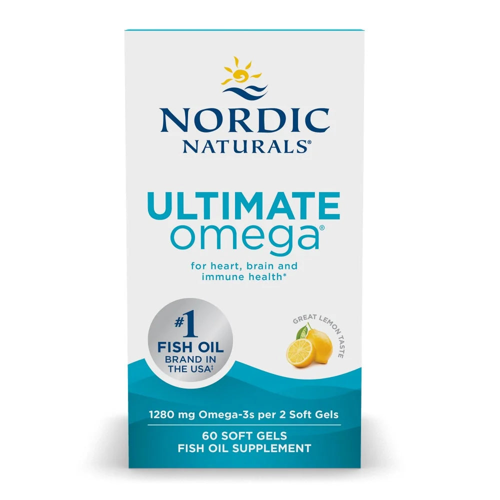 Nordic Naturals Ultimate Omega Limón 640 mg, 60 cápsulas