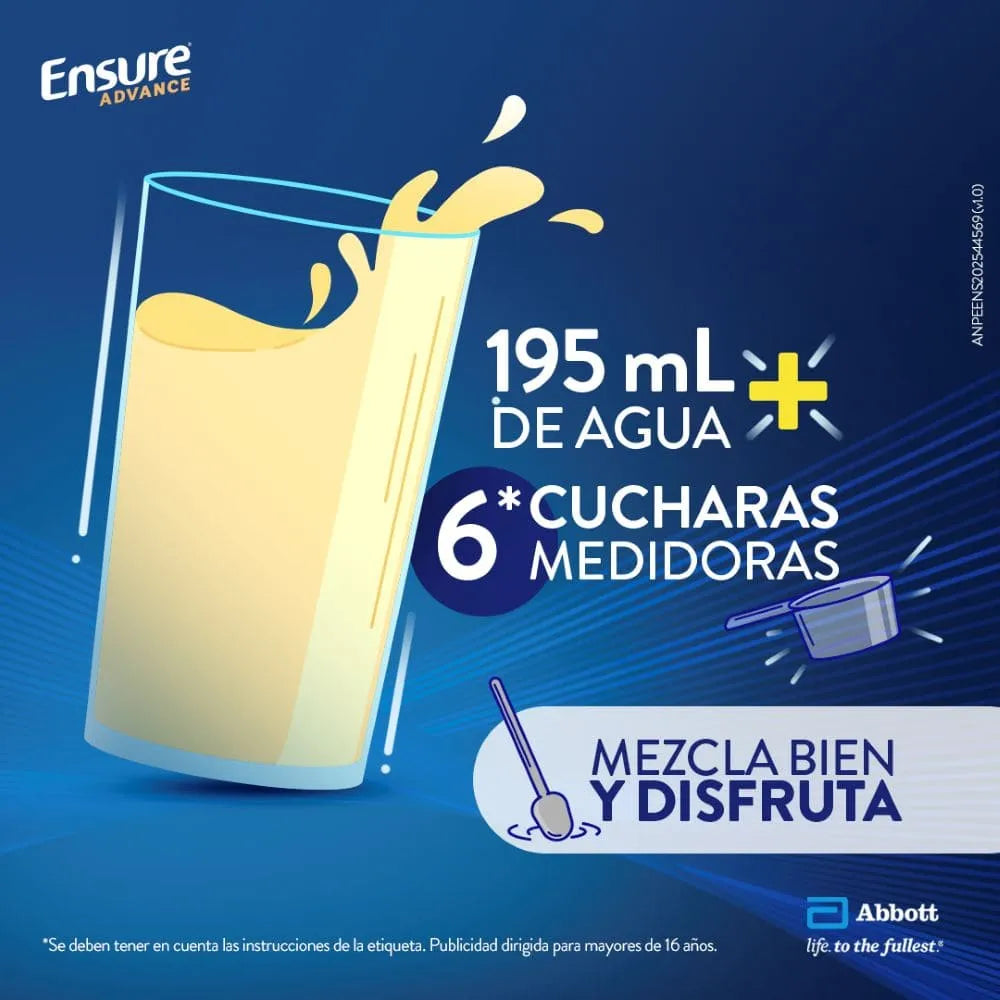 Ensure Advance con HMB en Polvo Sabor Vainilla - Caja 1.4 kg