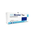 ABL Nivelan 1 mg (Risperidona) - 20  Comprimidos