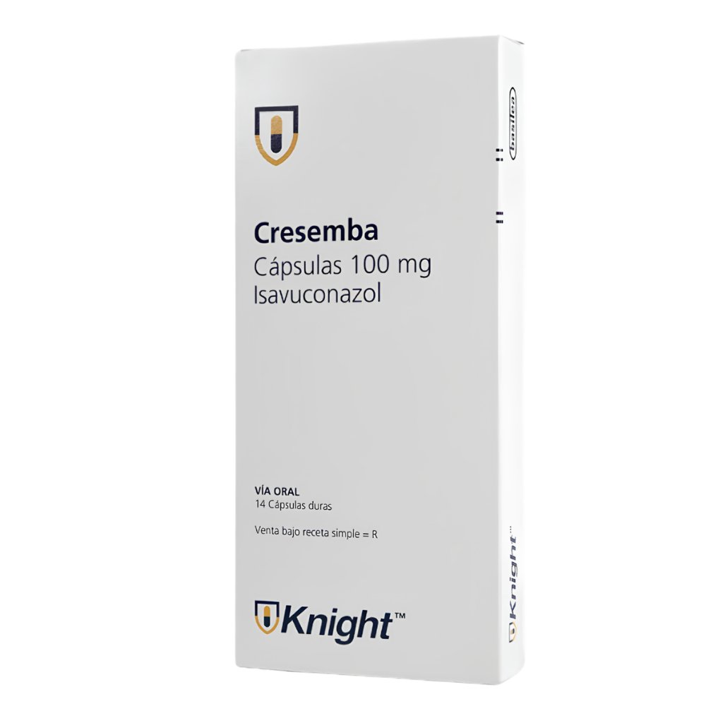 Cresemba 100 mg (Isavuconazol) - 14 Cápsulas al Mejor Precio con envios a nivel nacional 


