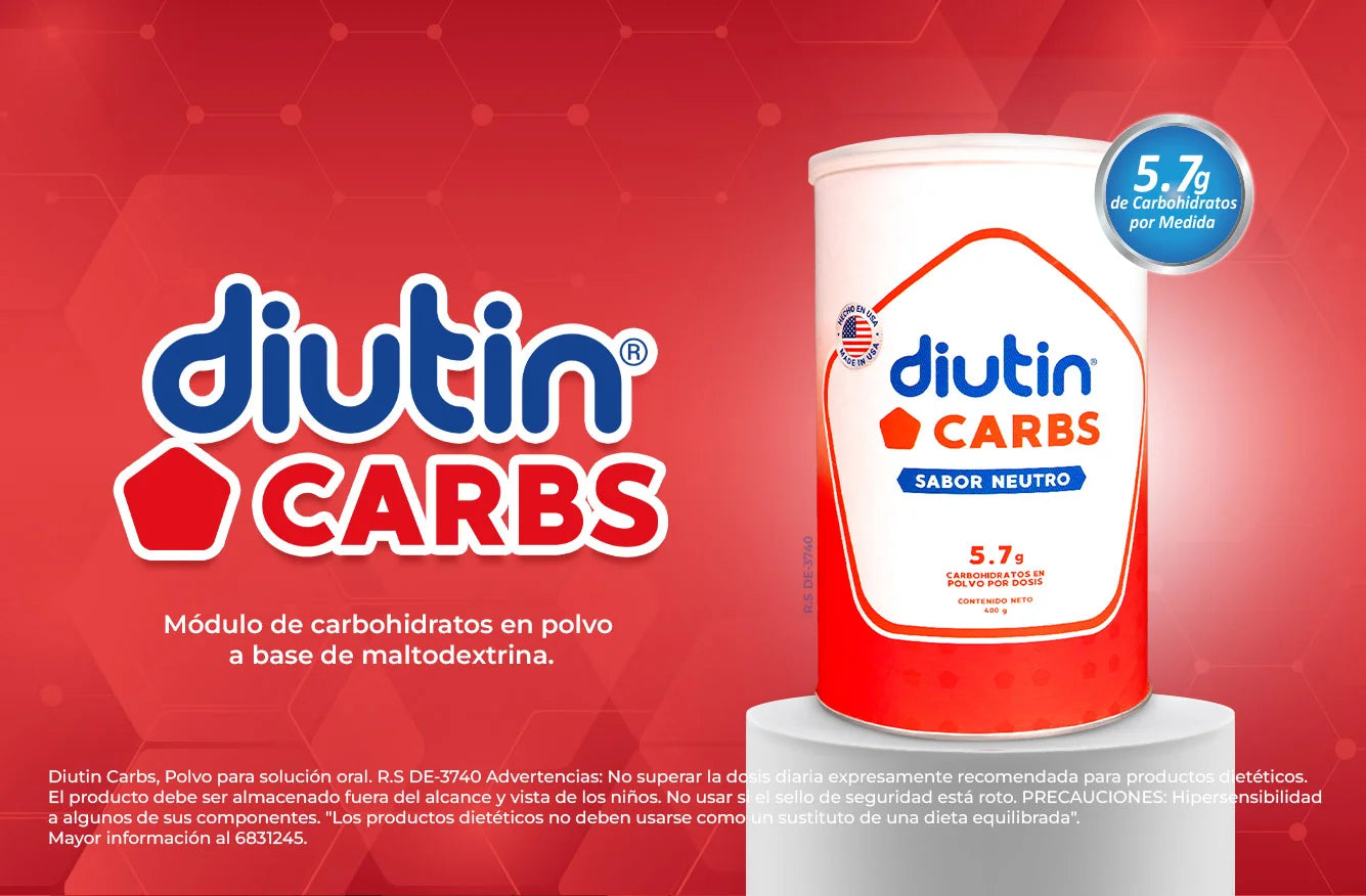 Diutin Carbs - Lata 400 Gramos