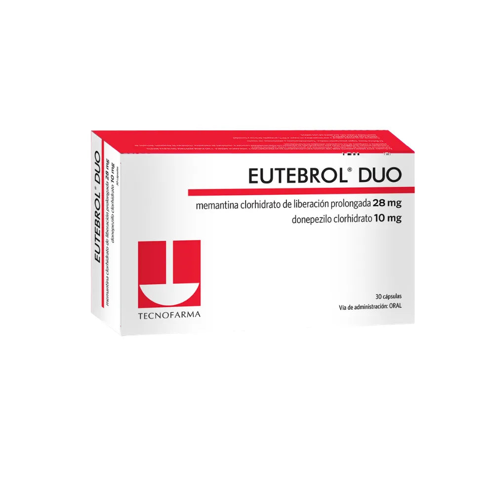 Eutebrol Duo 28 mg + 10 mg - Caja 30 Comprimidos