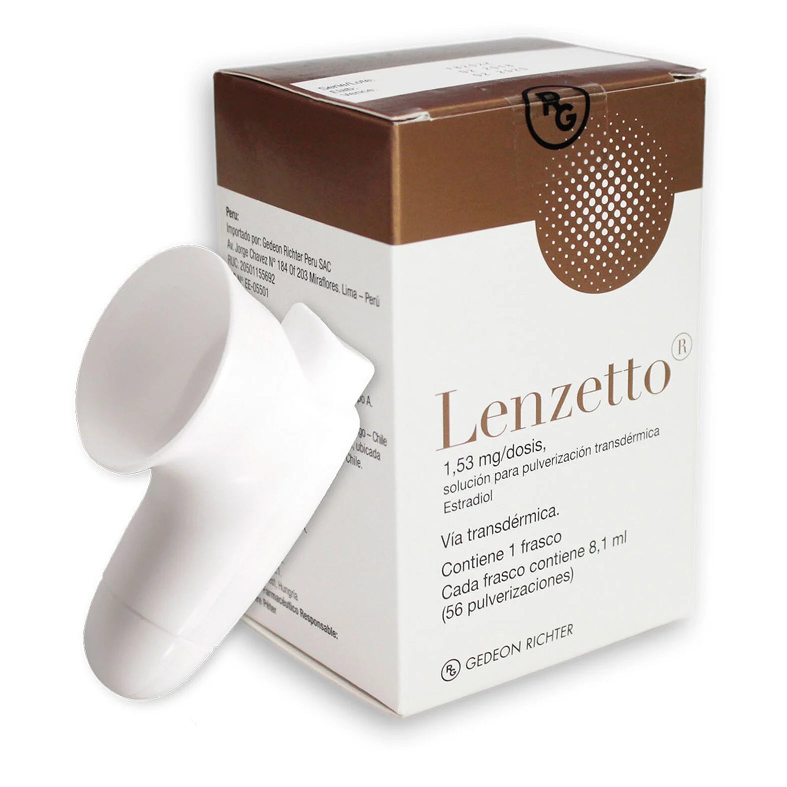 Lenzetto 1.53 mg/dosis - Solución para Pulverización